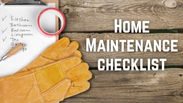 home maintenance list