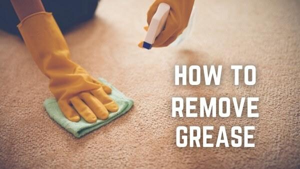how to get grease out of carpet